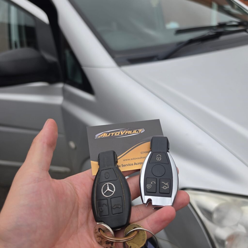Spare key programmed for a 2011 Mercedes Vito in Ashbourne